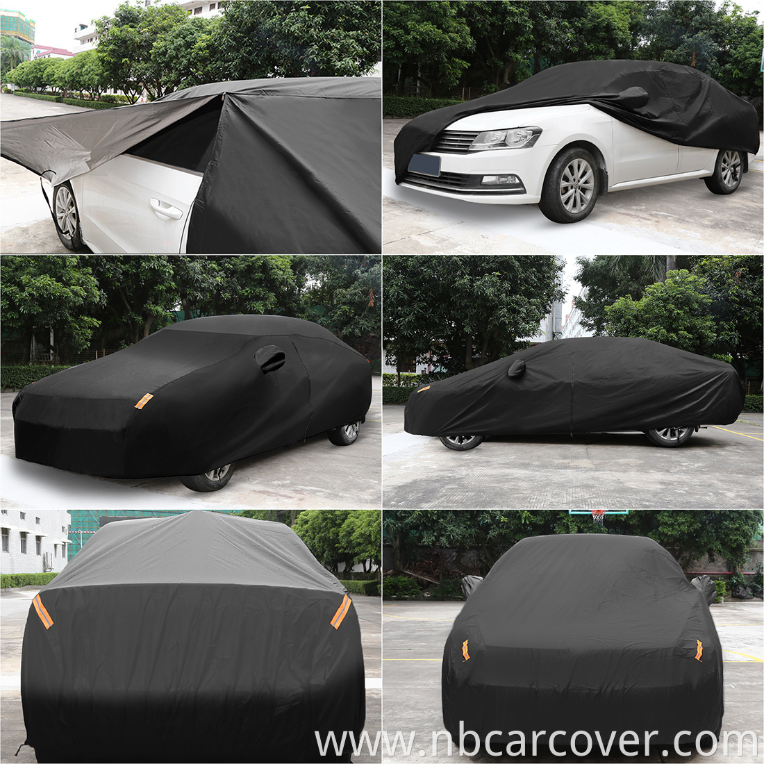 Chinese factory dropshipping sun resistant UV proof coating automatic spandex car cover with logo